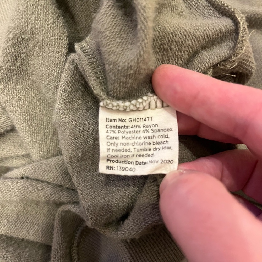 Matilda Jane Good Hart Bonnell Sweatshirt Sage Green - Picture 6 of 6